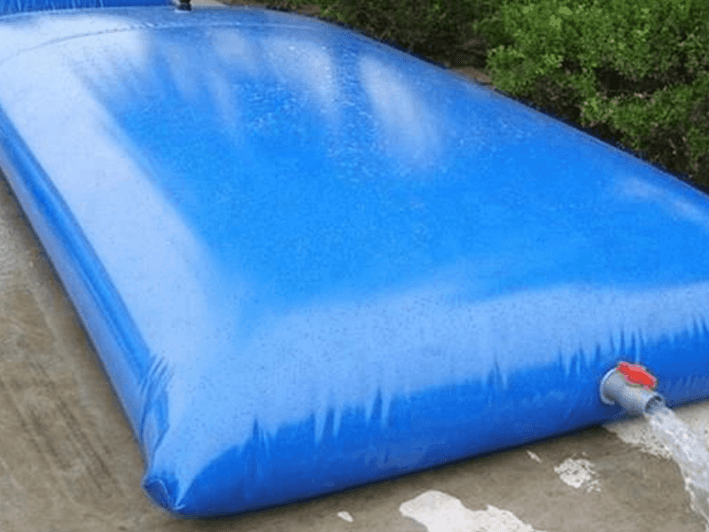 Tangki Air Bantal PVC 20000L Tangki Simpanan Air Lembut Boleh Kembung Boleh Dilipat